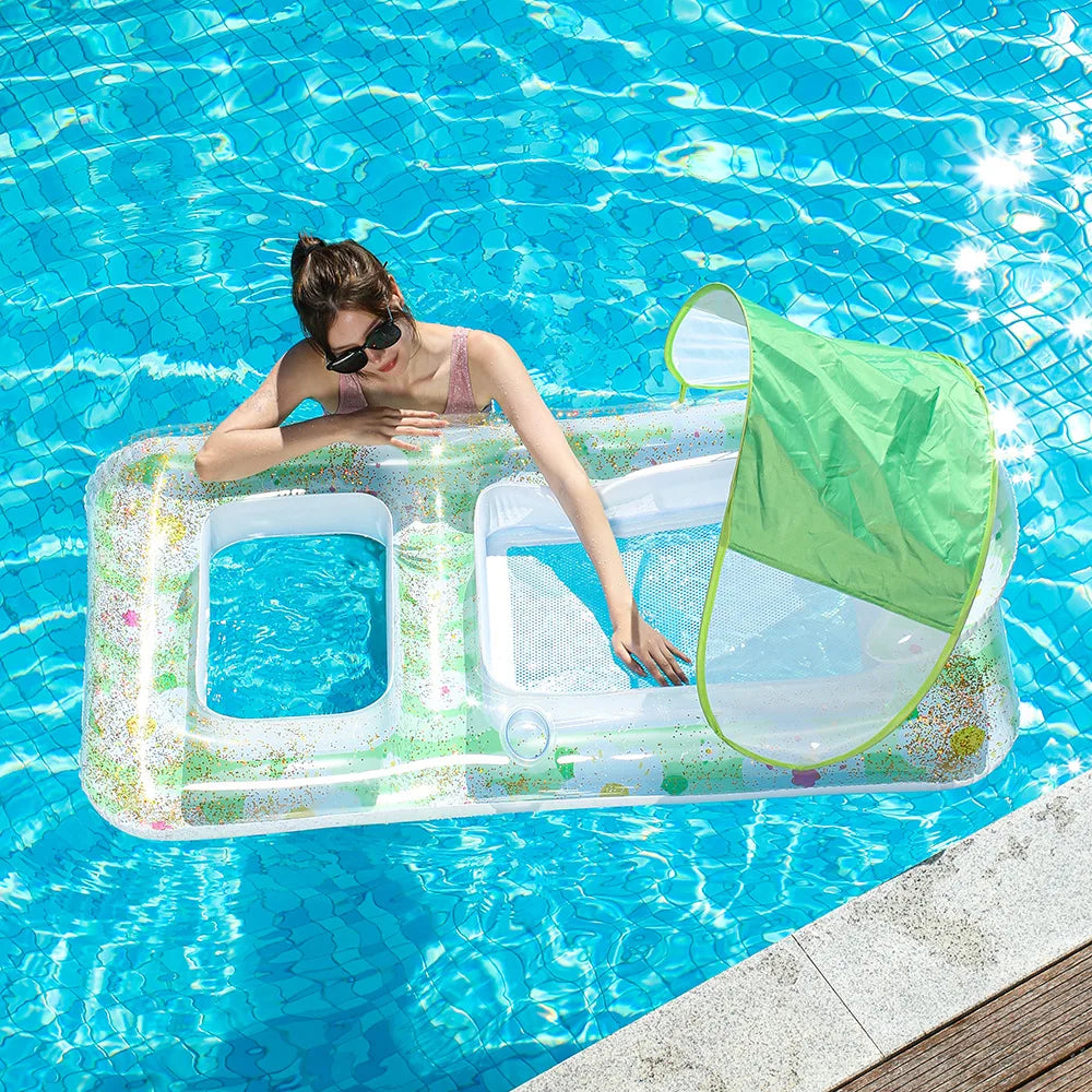 Canapé gonflable détente estivale