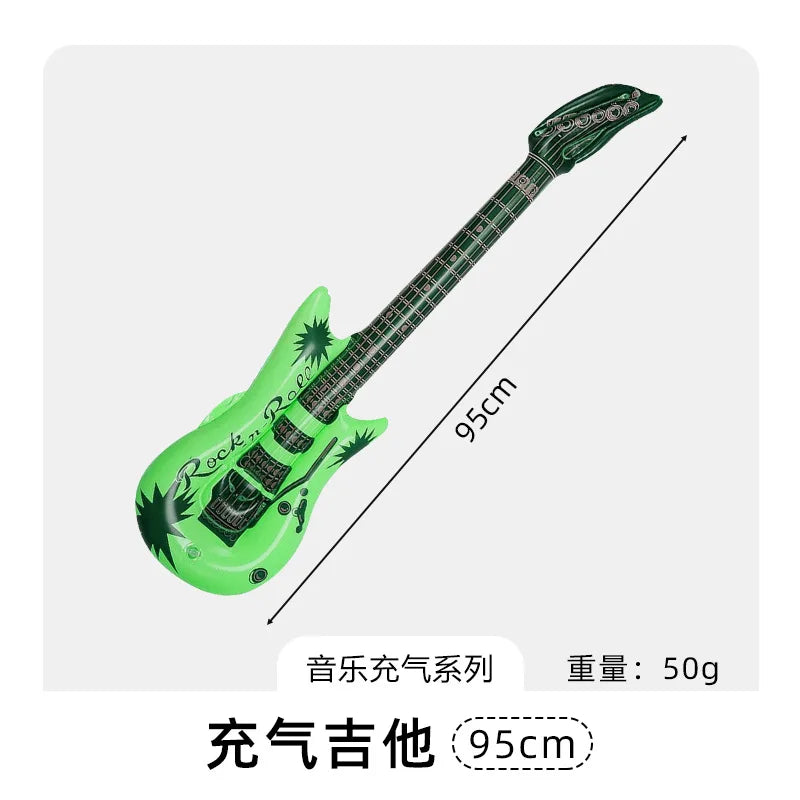 Inflatable Decoration Musical Instrument Guitar Microphone Piano Party