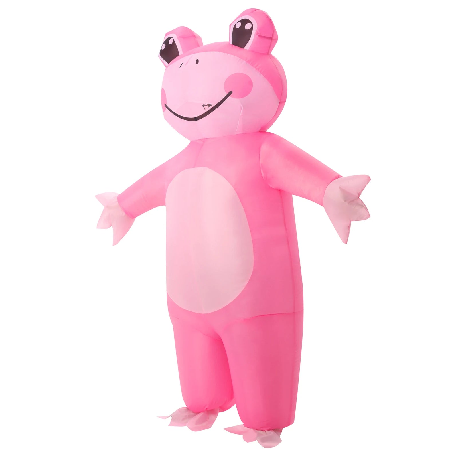 Costume gonflable grenouille rose adulte Halloween