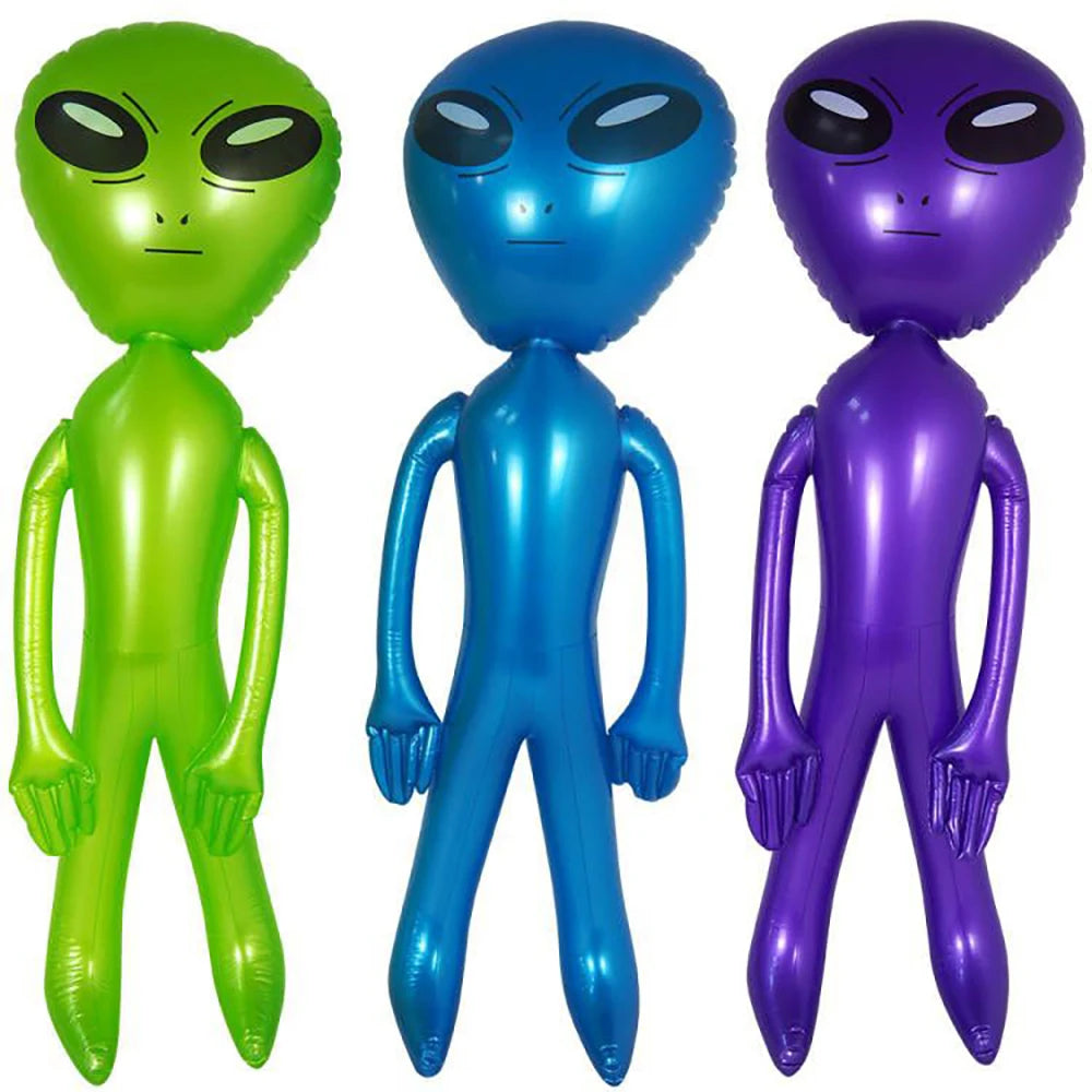 Ballon OVNI gonflable couleurs vives thème espace
