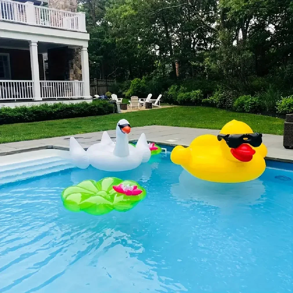 Détail du matelas gonflable canard épais et résistant