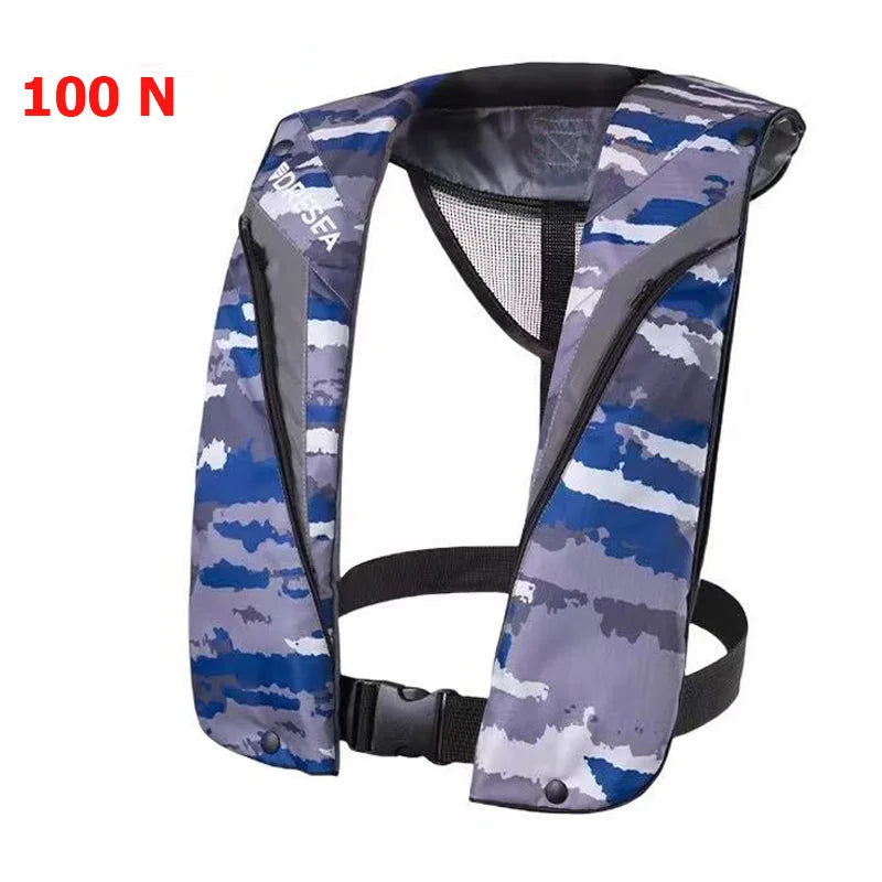 Accessoire Gonflable Gilet Pêche Kayak - vue latérale