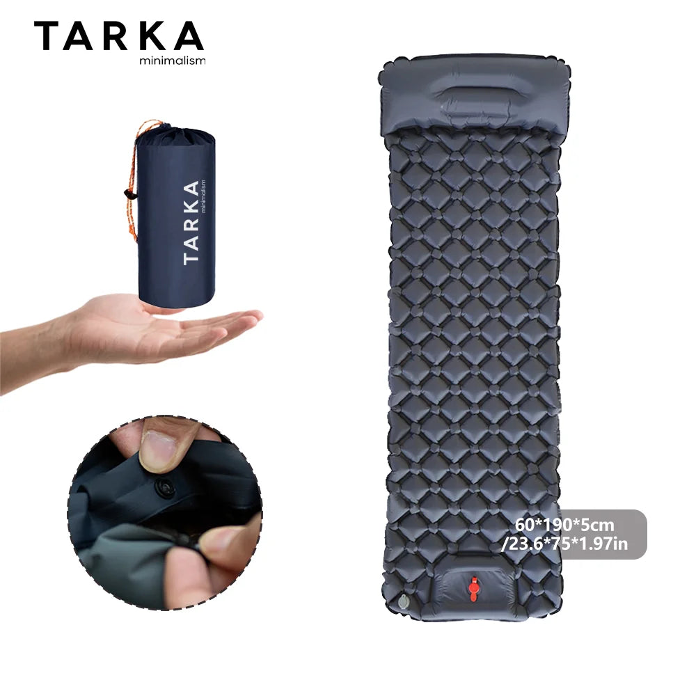 Tapis de couchage gonflable en nylon ultraléger
