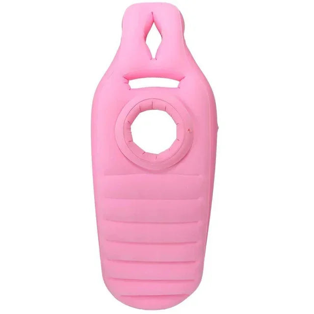 Matelas gonflable de grossesse en coloris rose