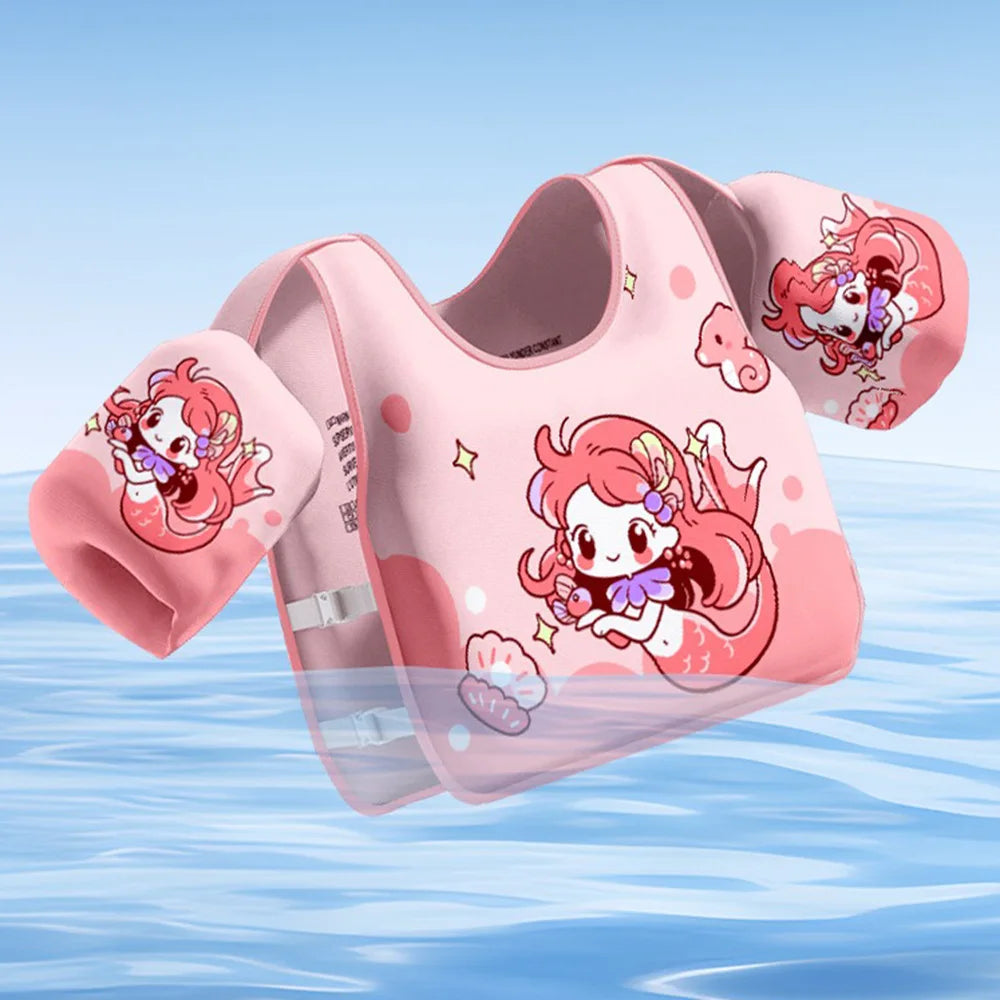 Accessoire gonflable brassards natation débutant vue d'ensemble