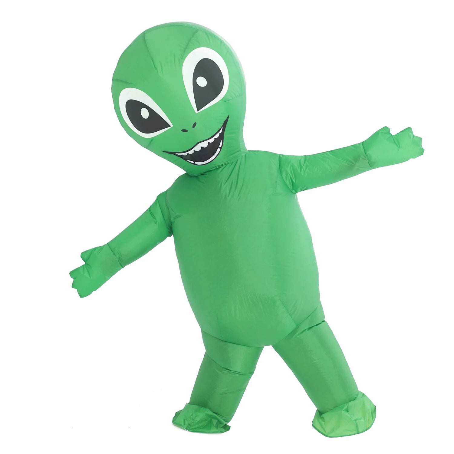 Costume gonflable alien vert Halloween adulte