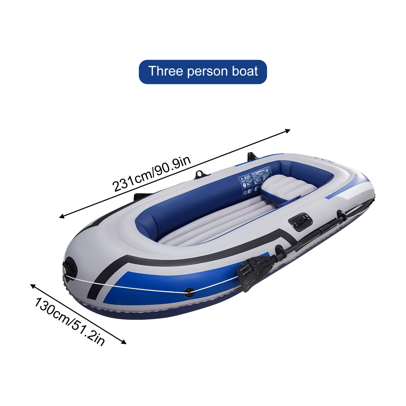 Bateau gonflable pliable et portable