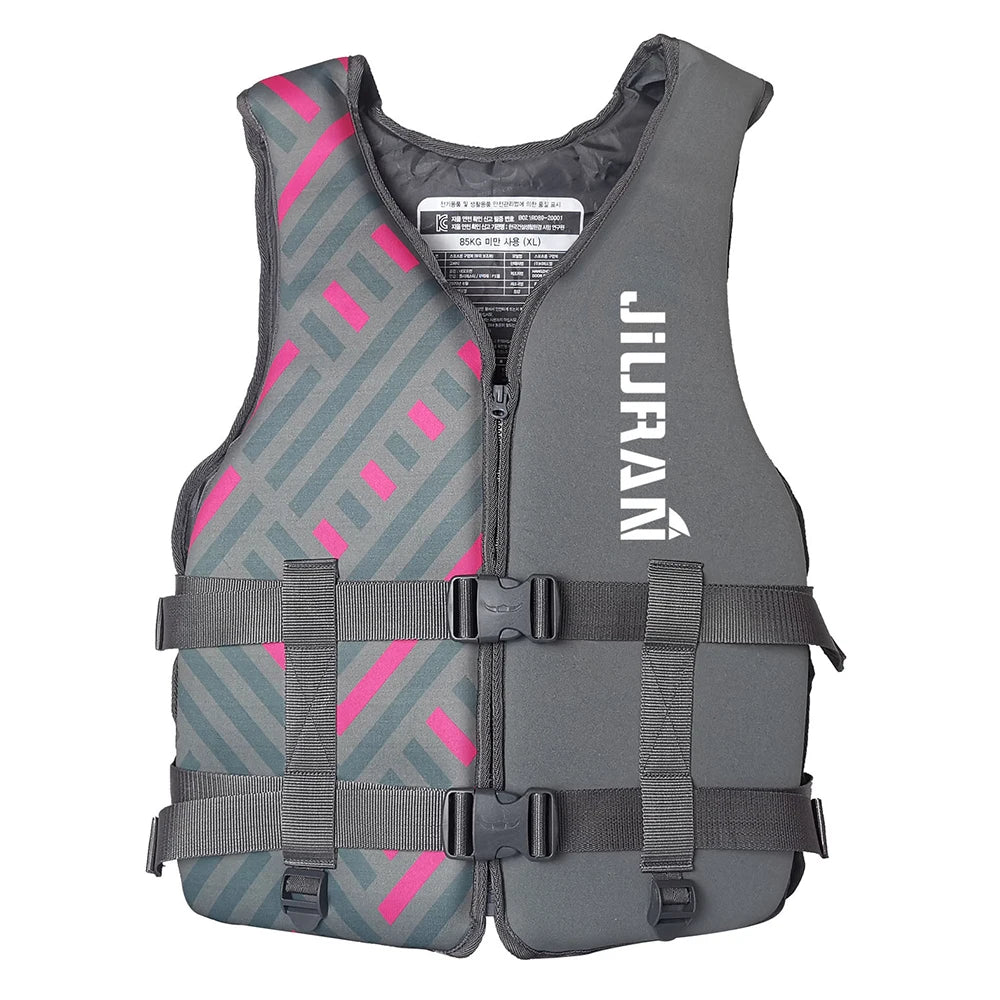 Détail du tissu respirant du gilet de pêche