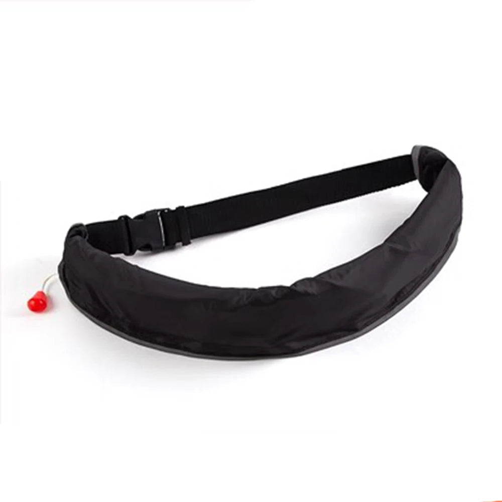 Accessoire Gonflable Gilet Pêche Ceinture en situation d'utilisation