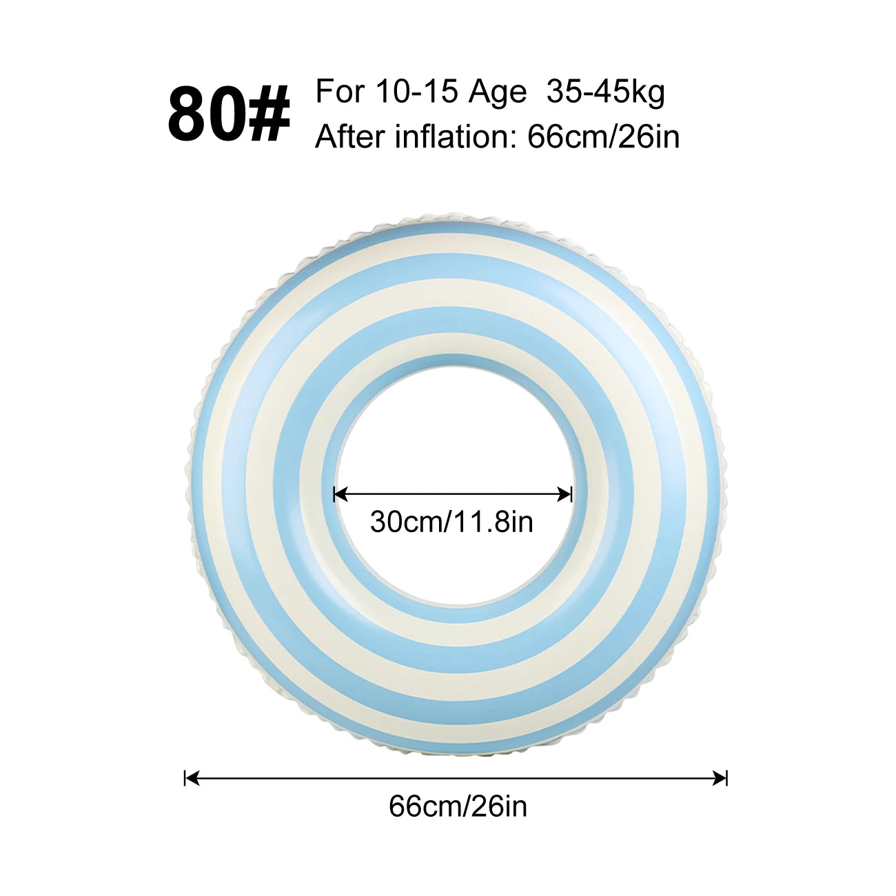Inflatable Pool Float Ring for Adults and Children