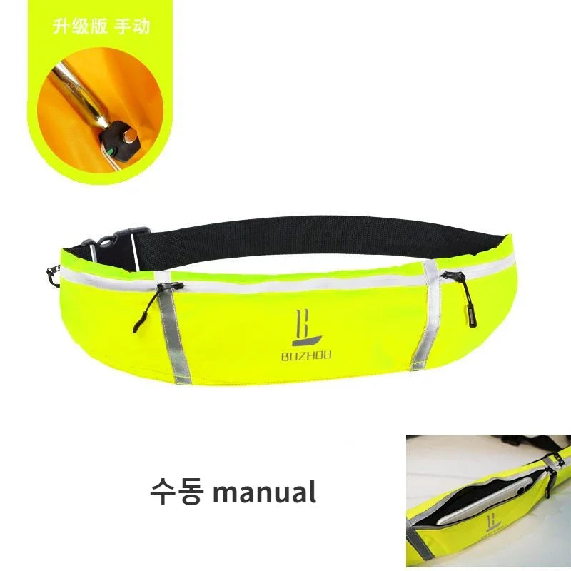 Ceinture de sauvetage gonflable vue de dos