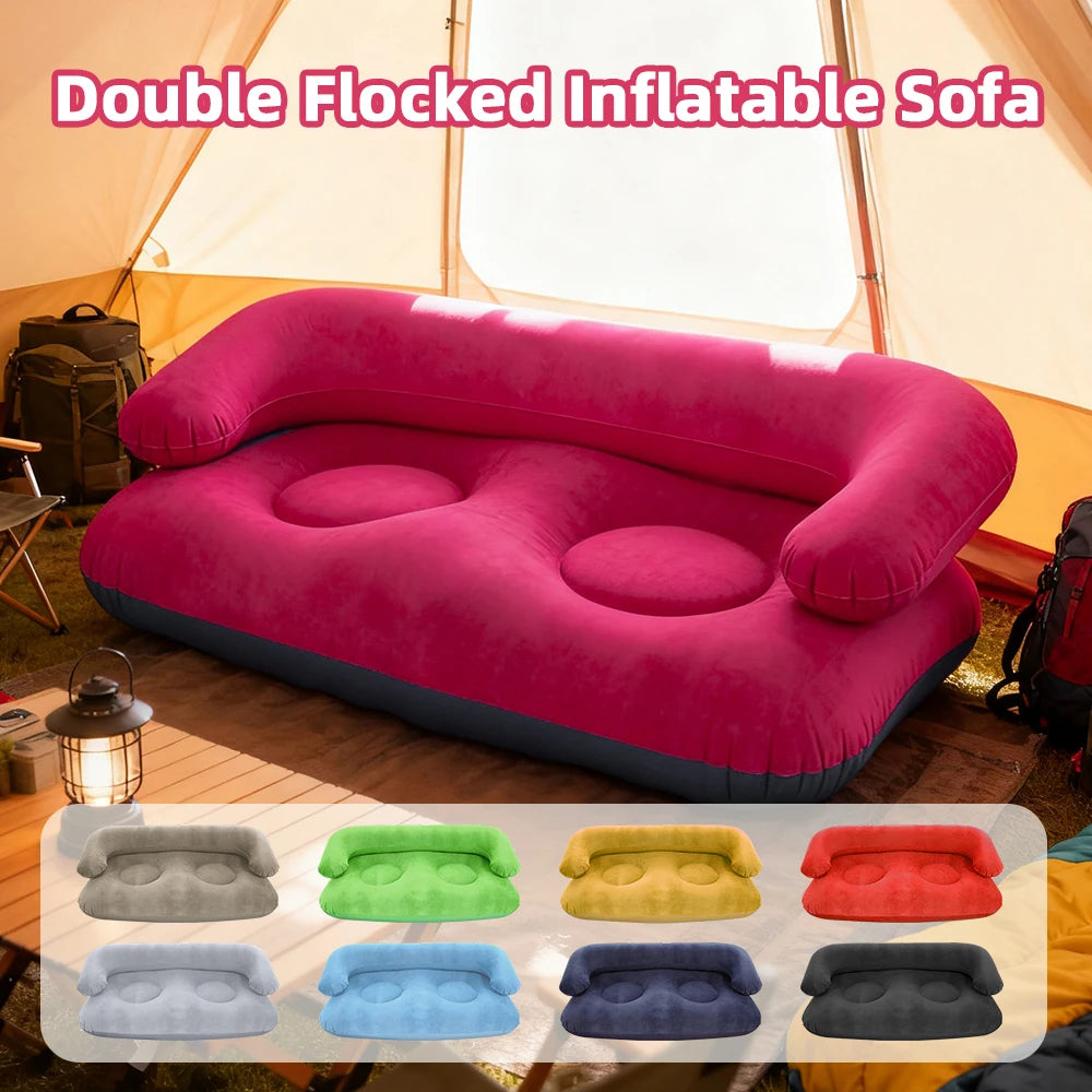 Canapé gonflable double place extérieur coloris 1
