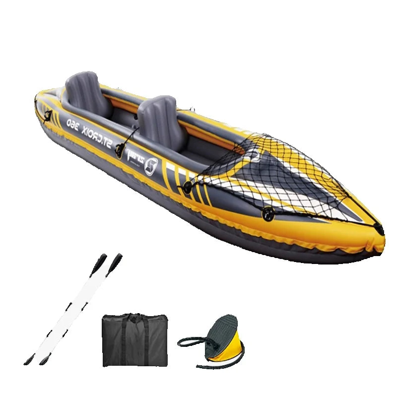 Bateau Gonflable Kayak 2 Places Renforcé - vue arrière