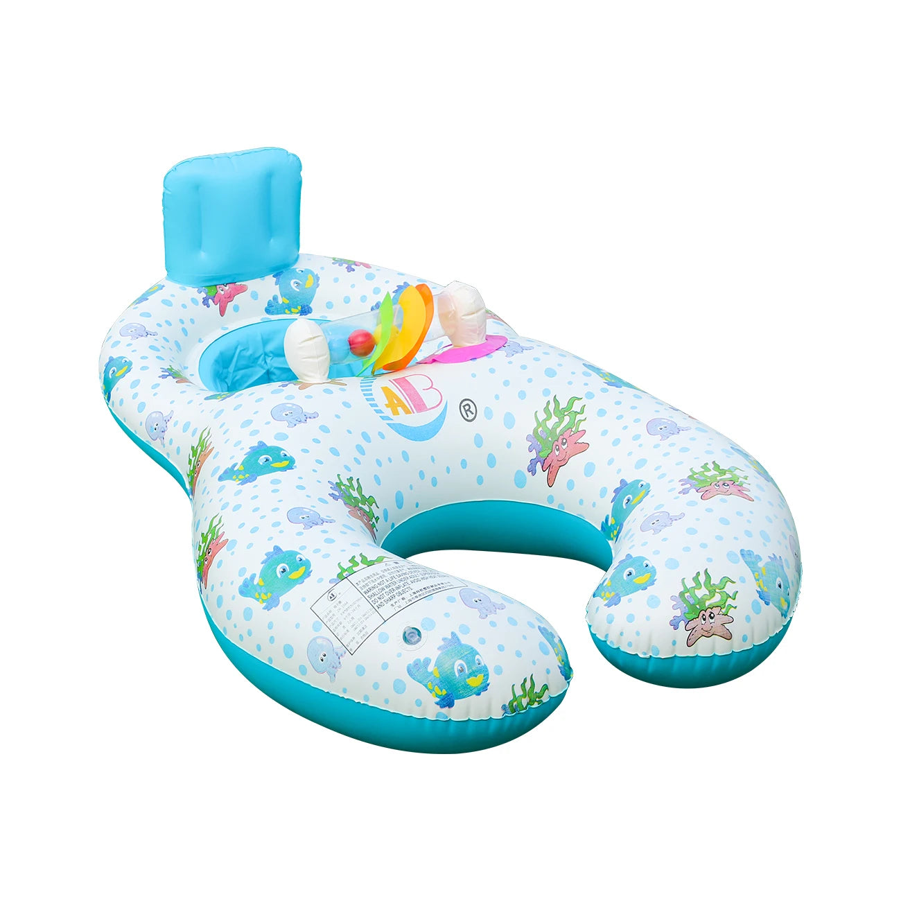 Flotteur gonflable adulte double place dossier confort