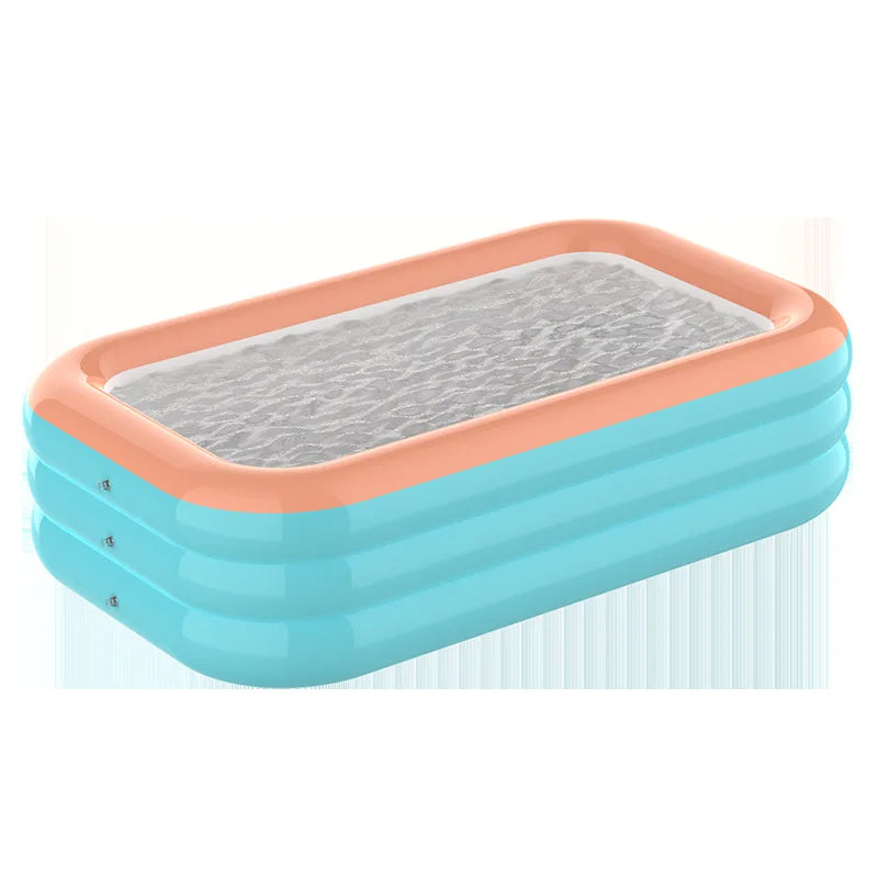 Piscine gonflable pliée pour le rangement