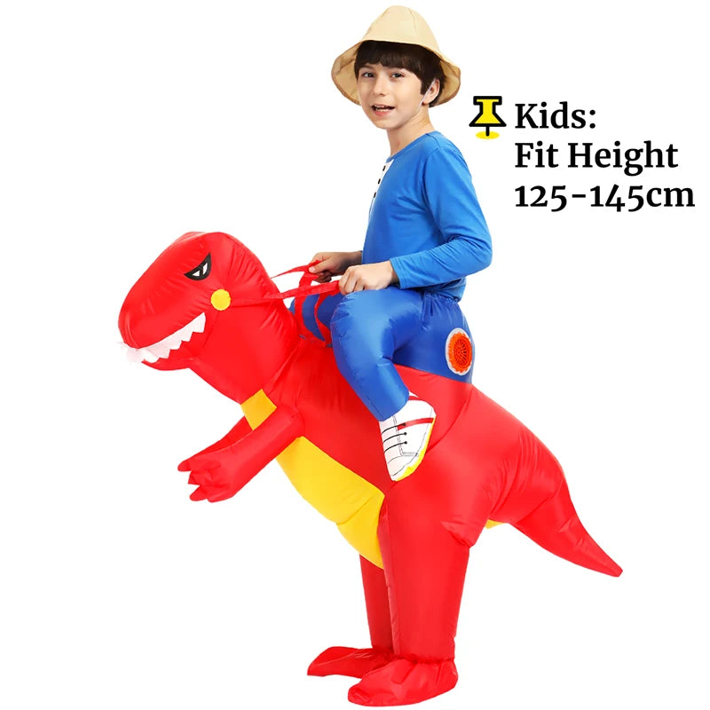 Déguisement T-Rex gonflable fête cosplay