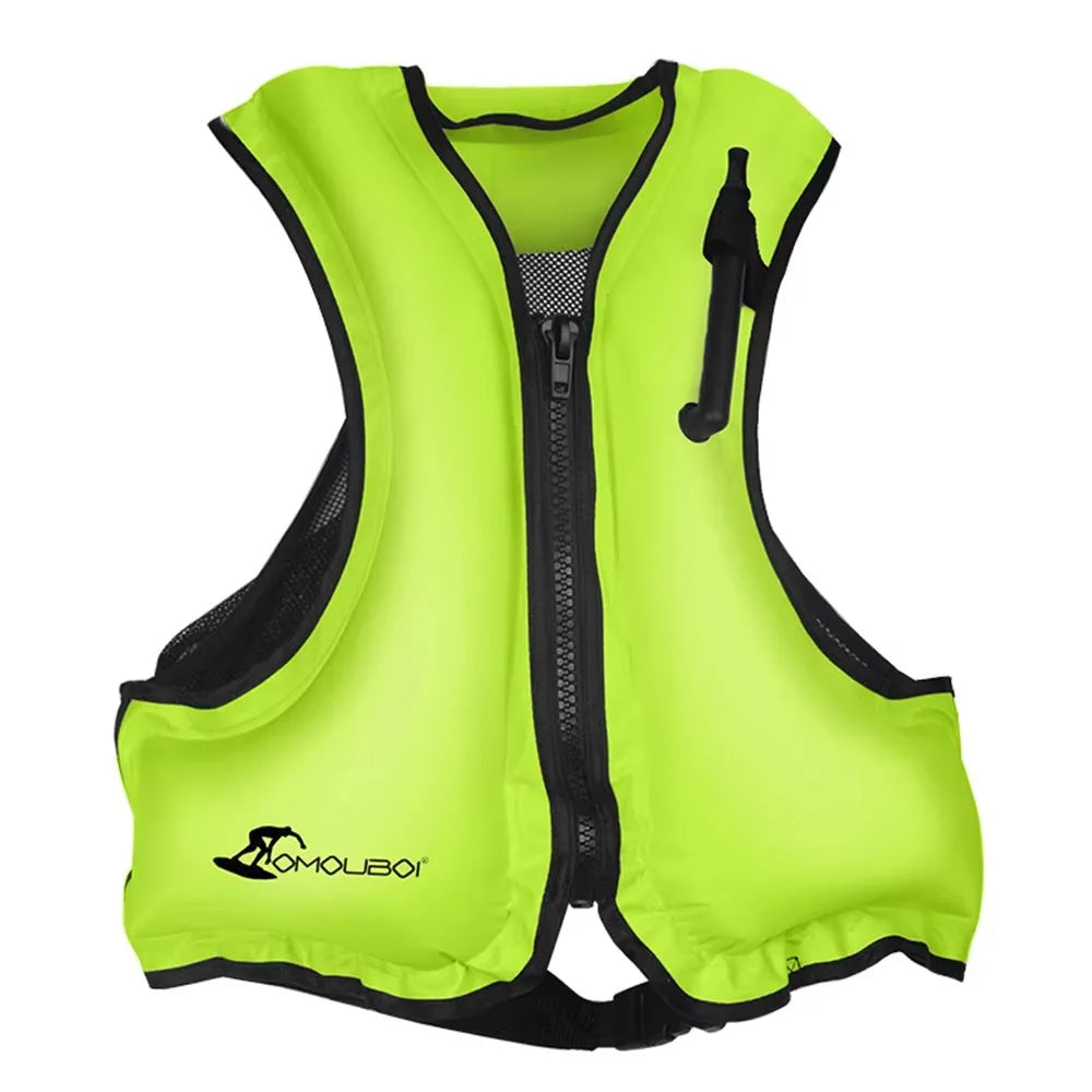 Gilet de sauvetage gonflable adulte coloris bleu