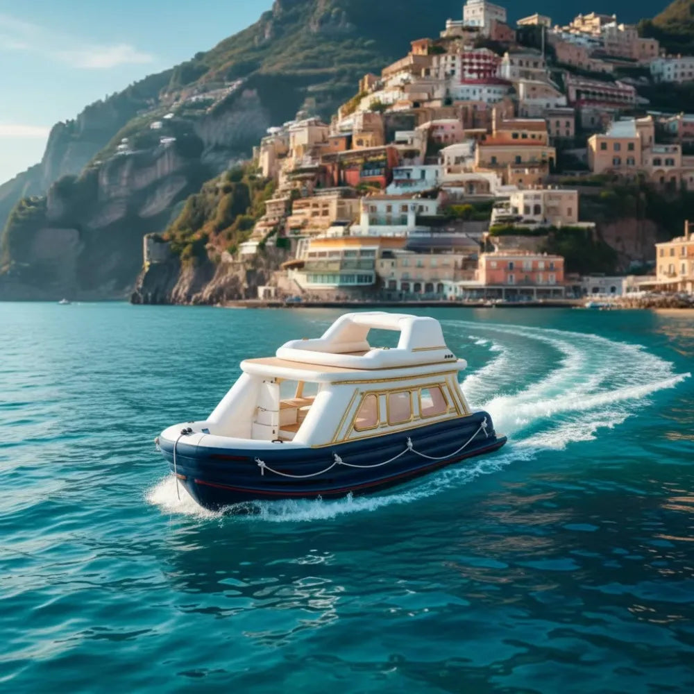 Plateforme Flottante Gonflable Yacht Loisirs - détail des fixations