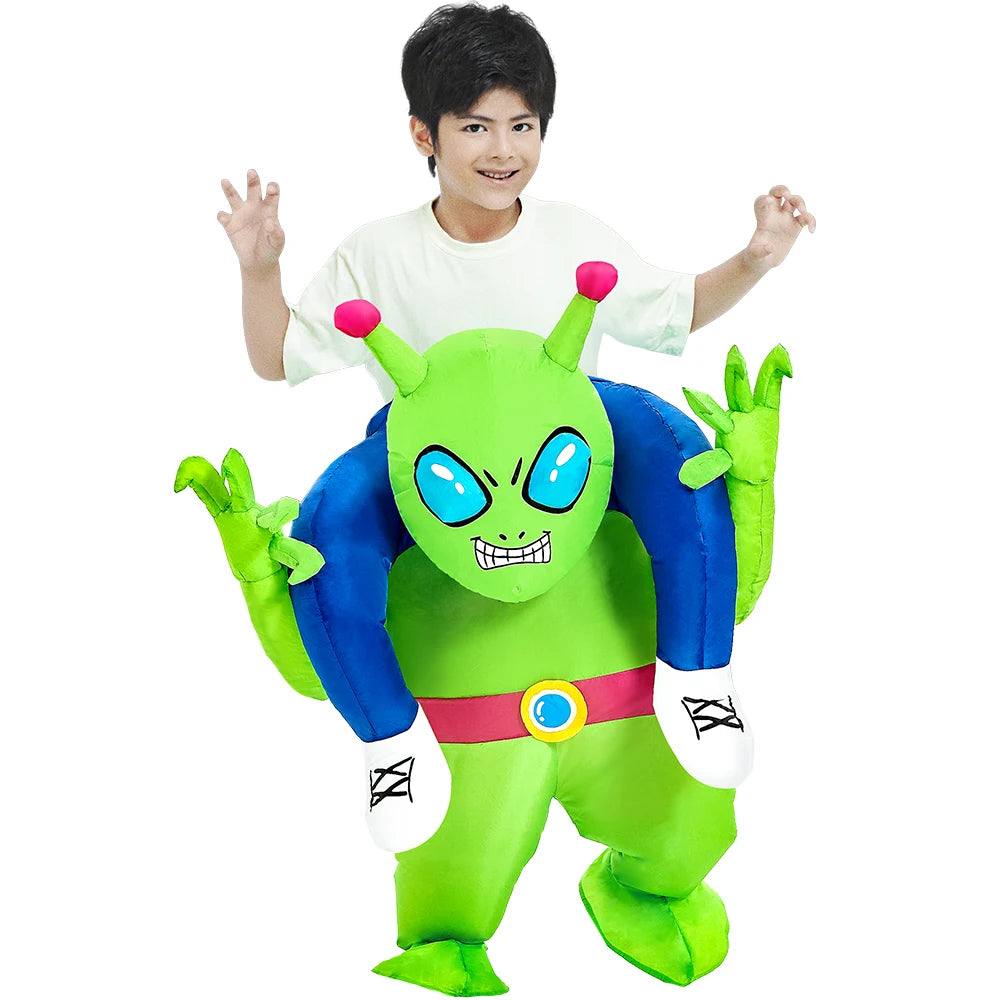 Costume gonflable extraterrestre adulte, vue face