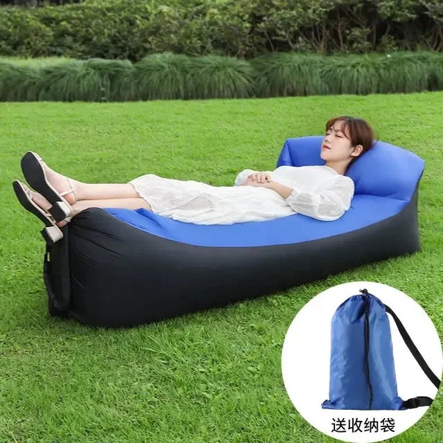 Canapé gonflable camping polyvalence usage