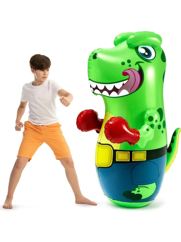 Sac de frappe gonflable T-Rex pour anniversaire enfant