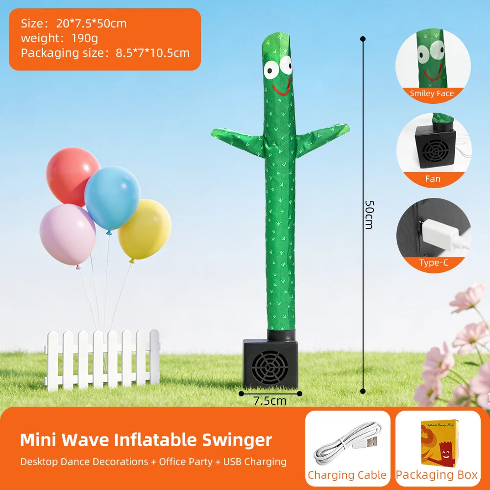Accessoire gonflable sky dancer miniature vue de dos
