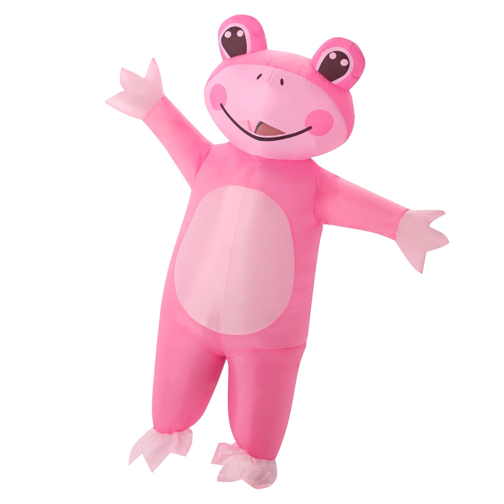 Costume gonflable grenouille rose adulte Halloween