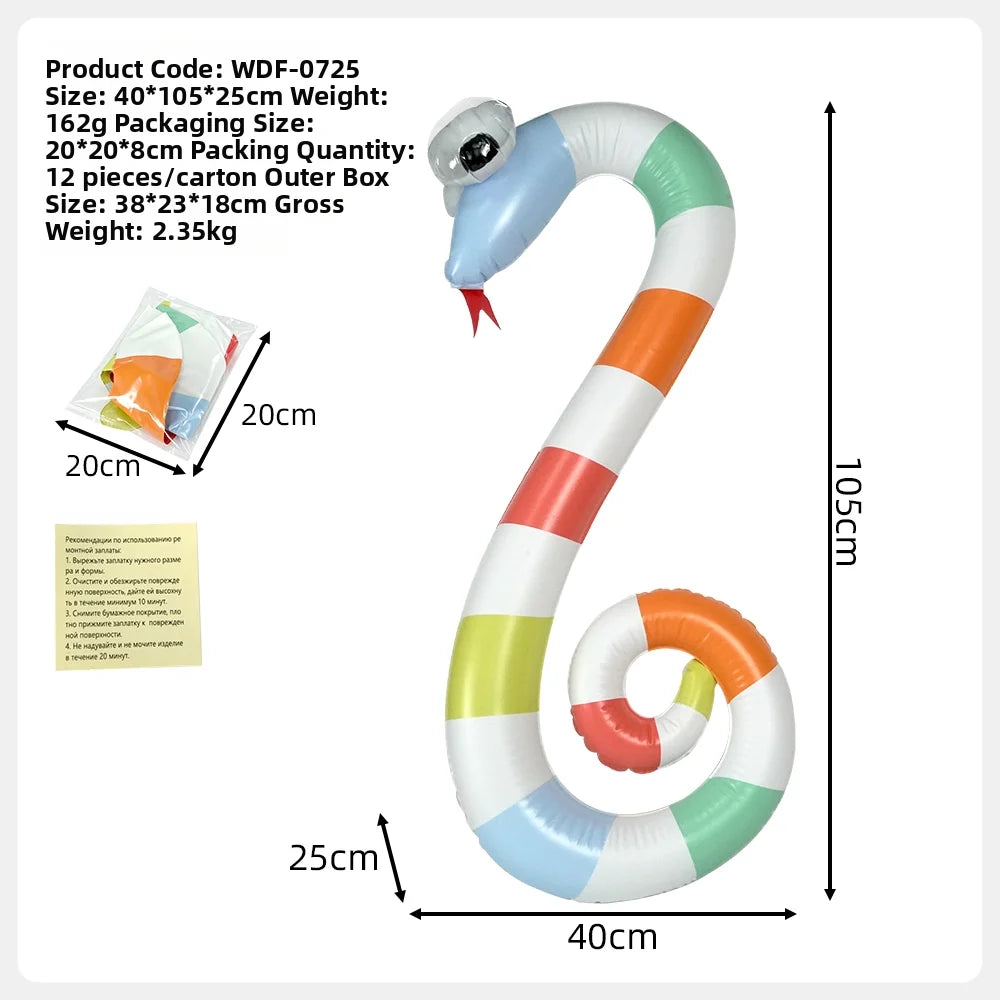 Jouet aquatique gonflable bâton serpent adulte enfant