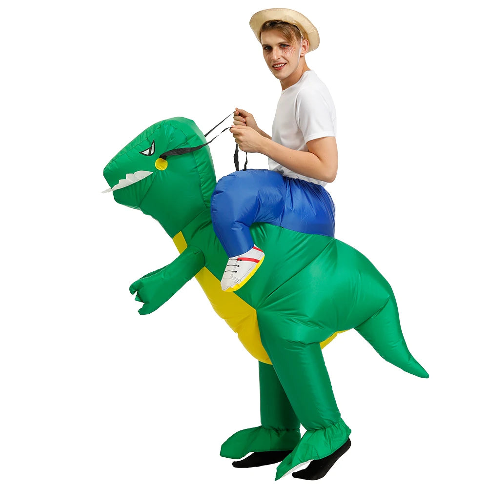 Dinosaure gonflable adulte spectaculaire soirée déguisée