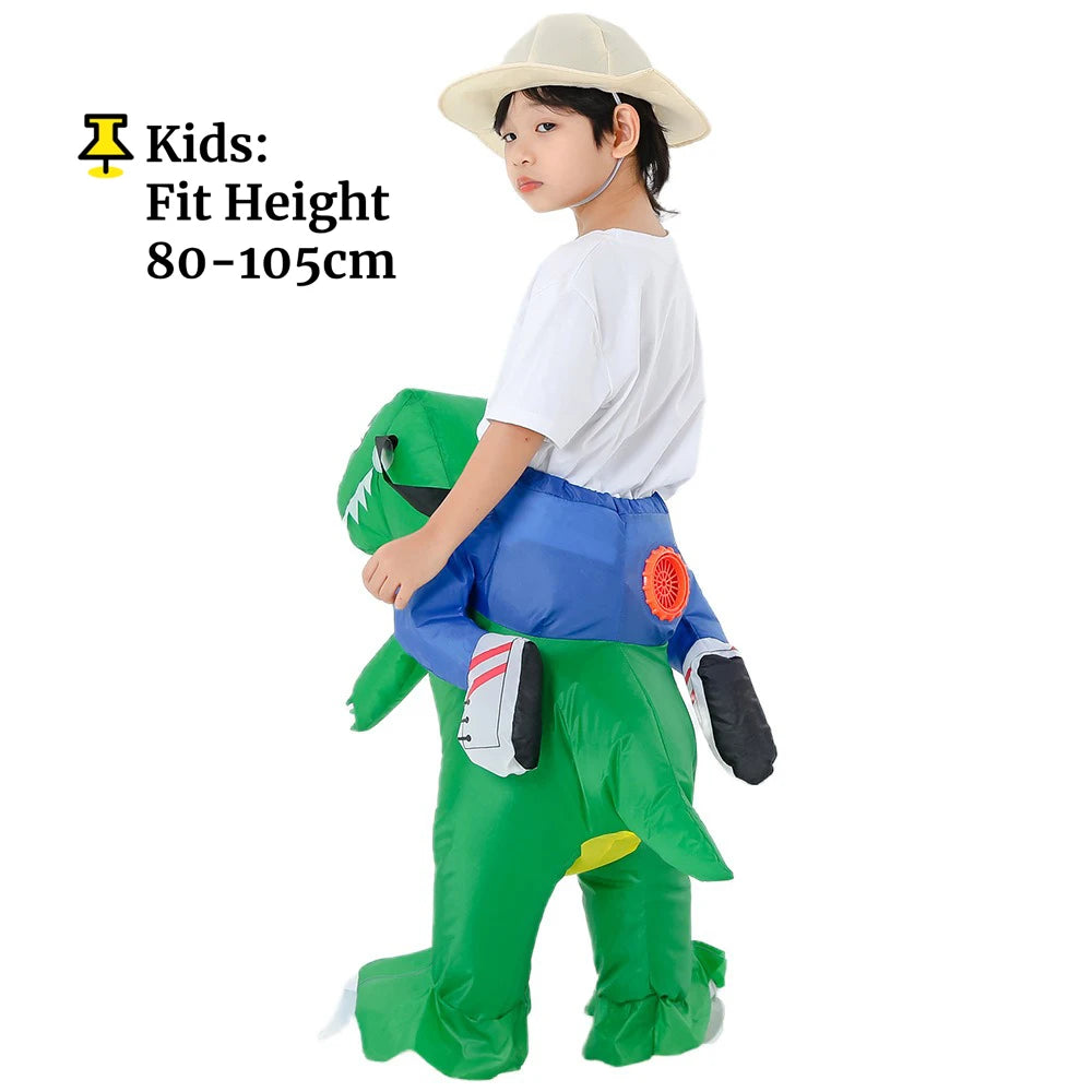 Déguisement T-Rex gonflable Halloween enfant