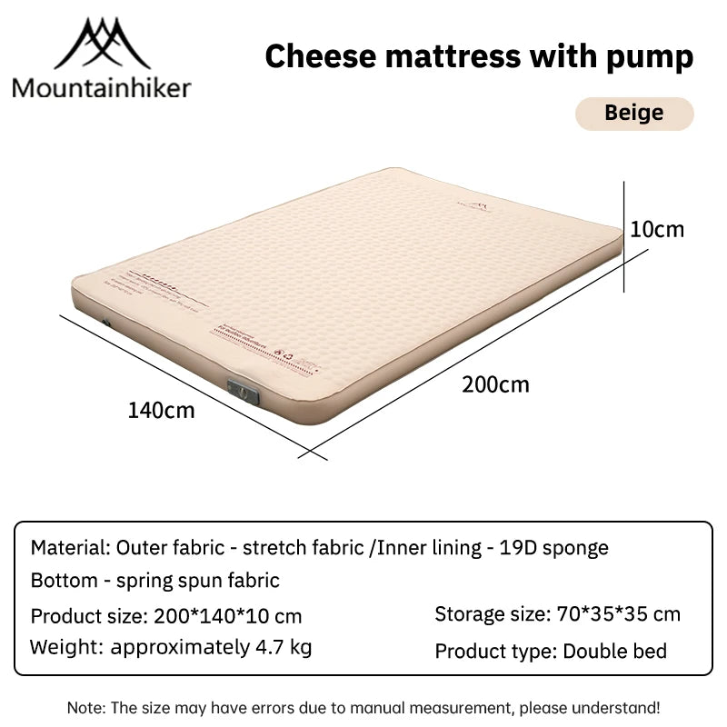 Utilisation du matelas de camping gonflable sous tente