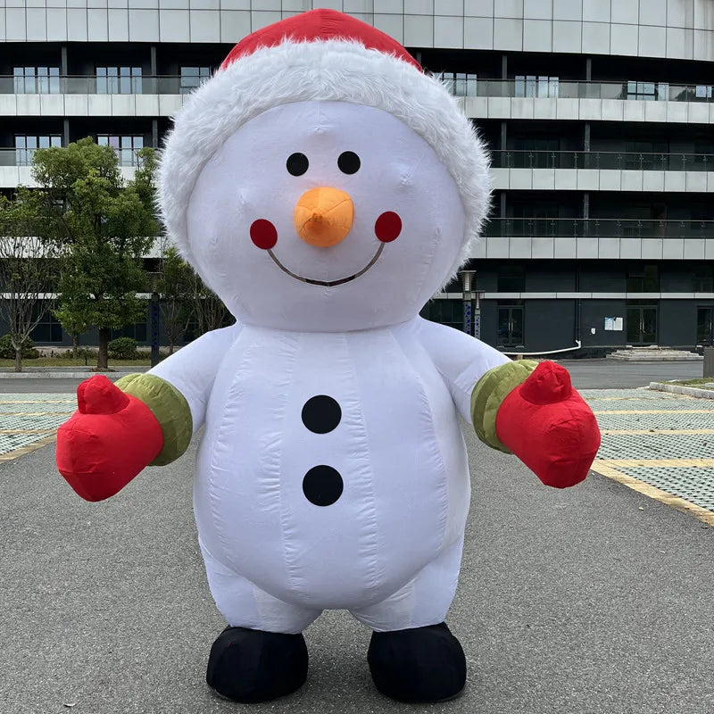 Costume gonflable mascotte animation commerciale