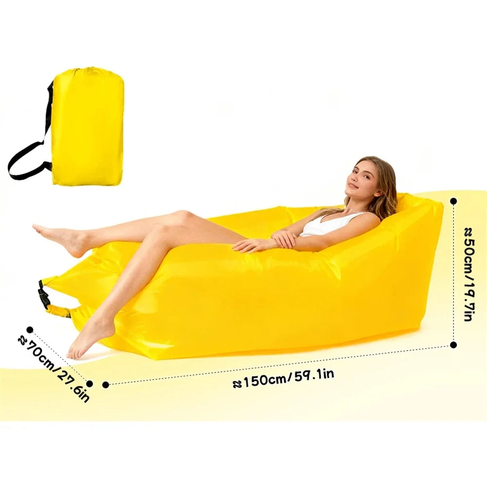 Système de fermeture sécurisé du canapé gonflable