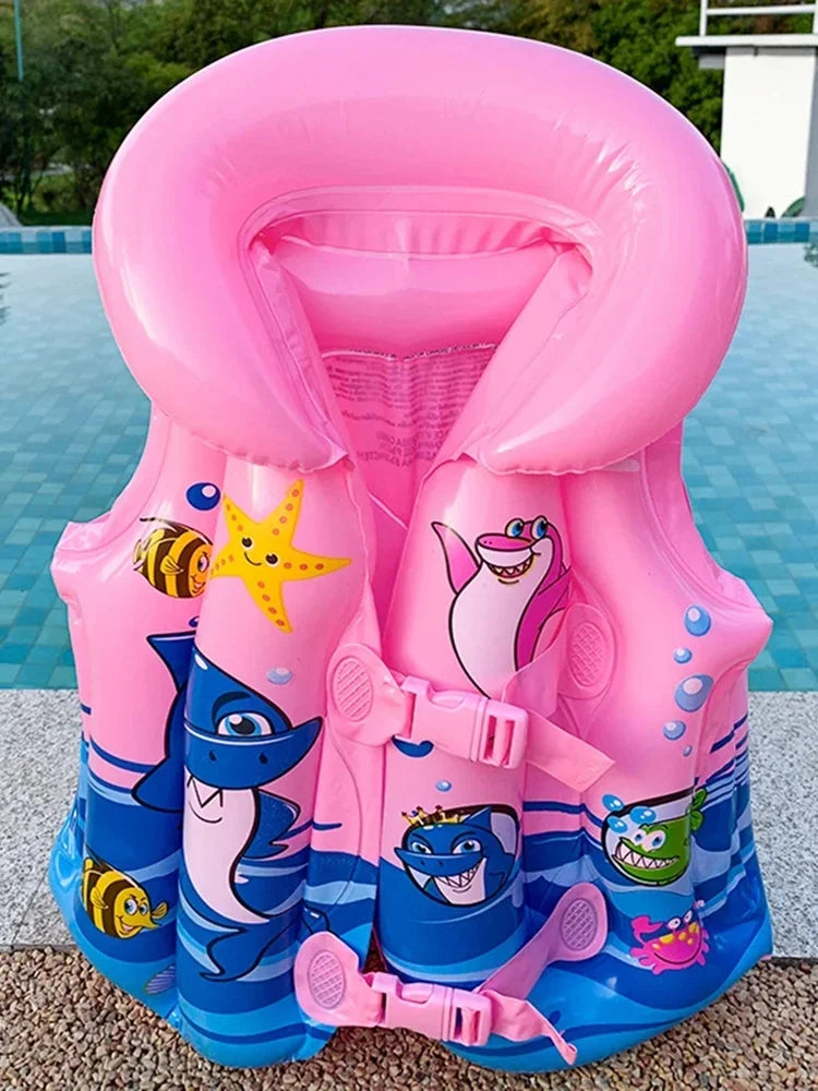 Accessoire Gonflable Gilet Sauvetage Enfant Plage - bande réfléchissante
