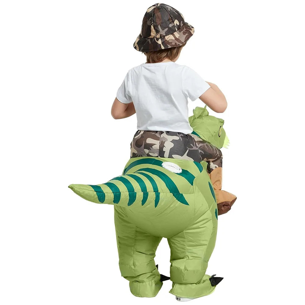 Combinaison gonflable velociraptor enfant 80-120 cm