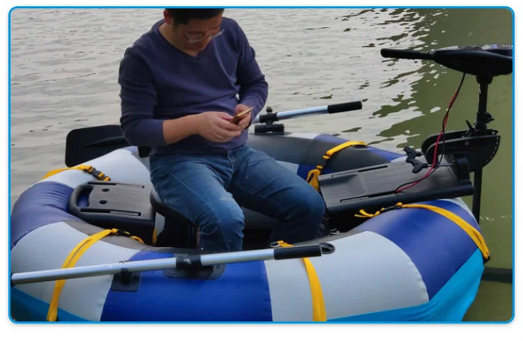 Bateau Gonflable Pêche Rond Pliable - détail des finitions