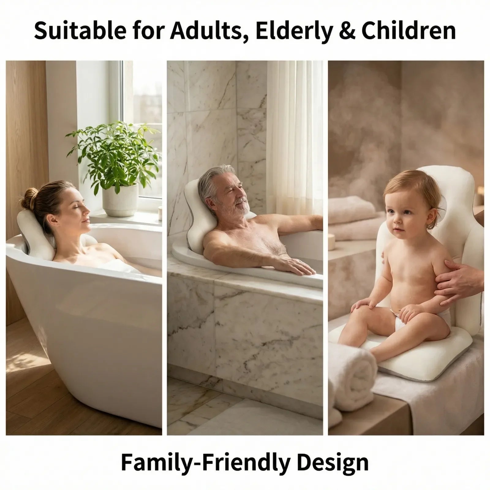 Détail maille sandwich dos coussin bain spa sèche vite