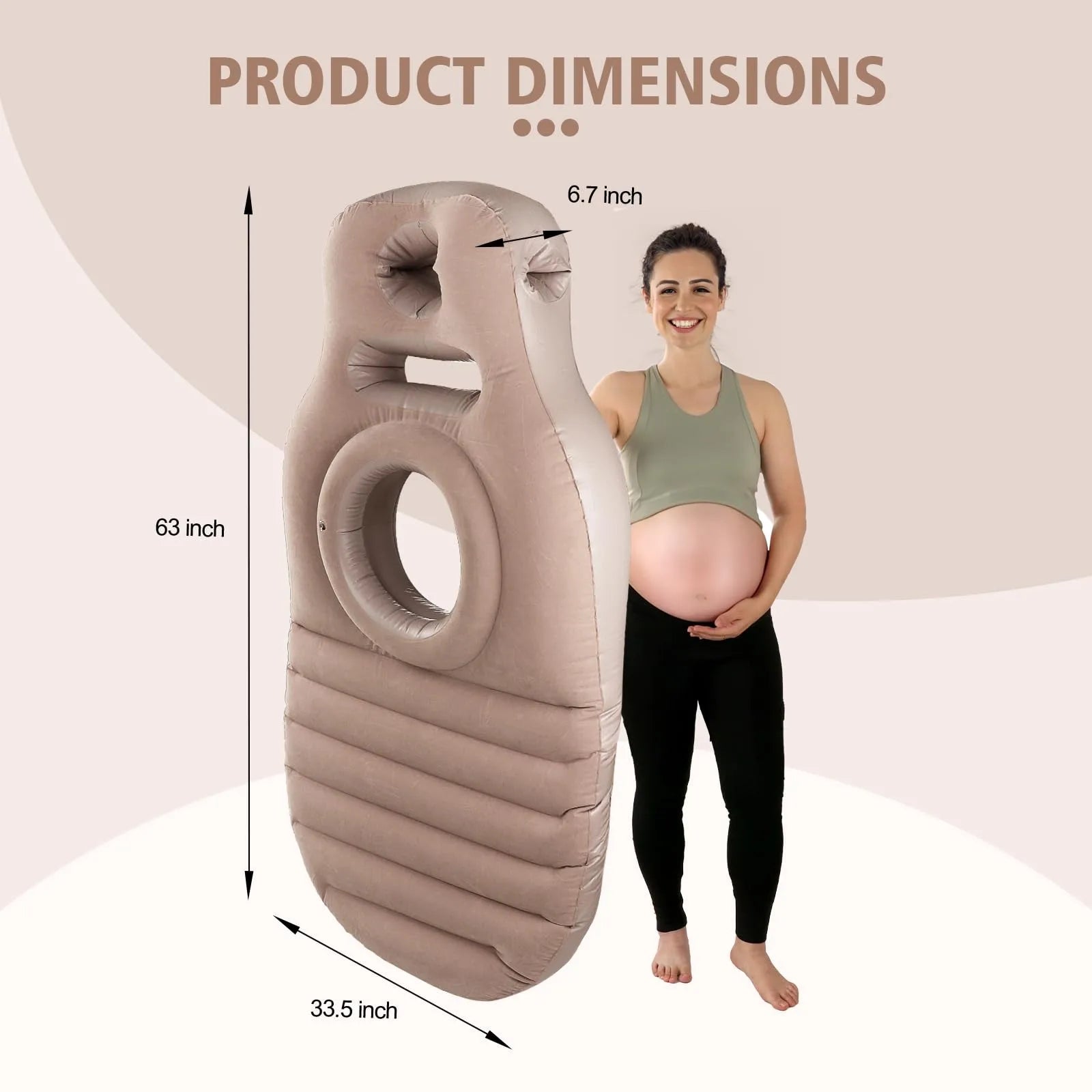 Matelas gonflable grossesse ventre utilisation en piscine