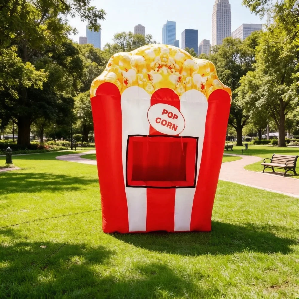 Stand gonflable Popcorn vue d'ensemble