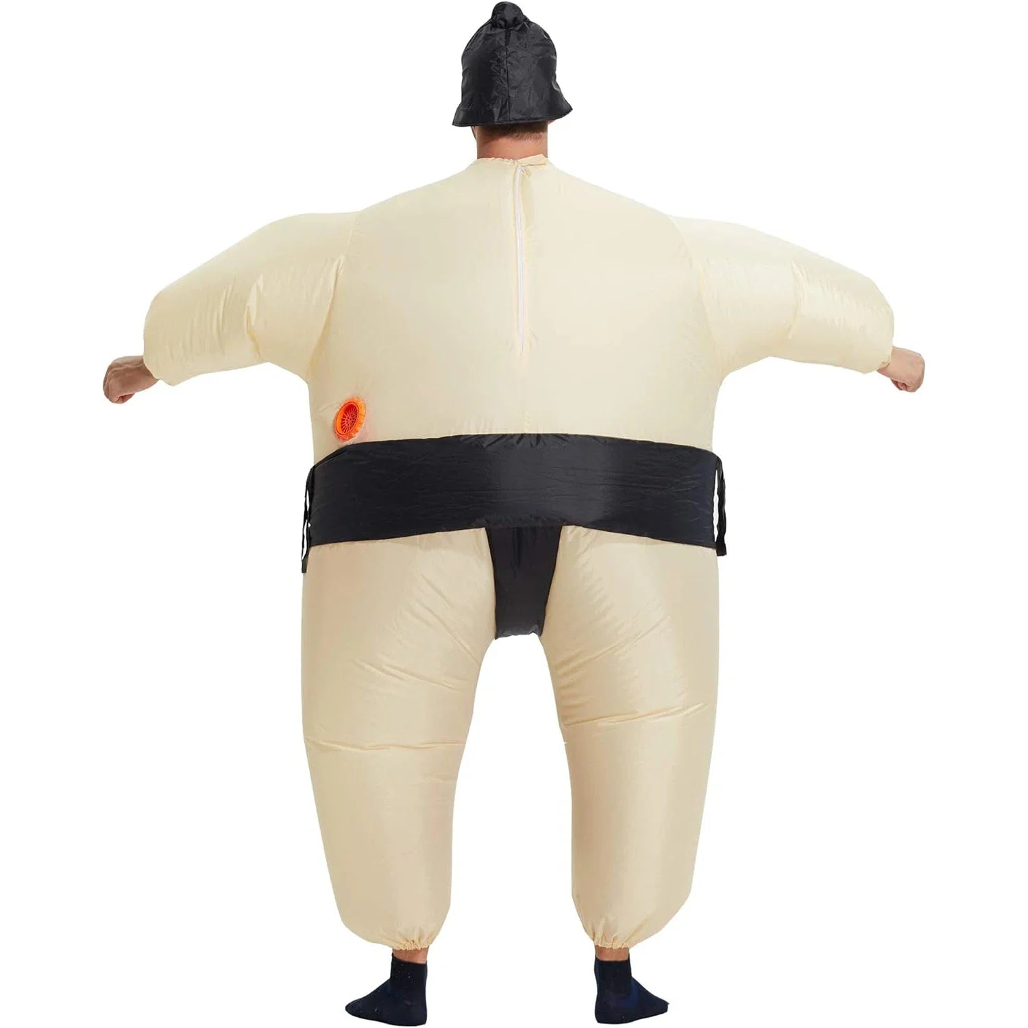 Silhouette rebondie costume gonflable sumo