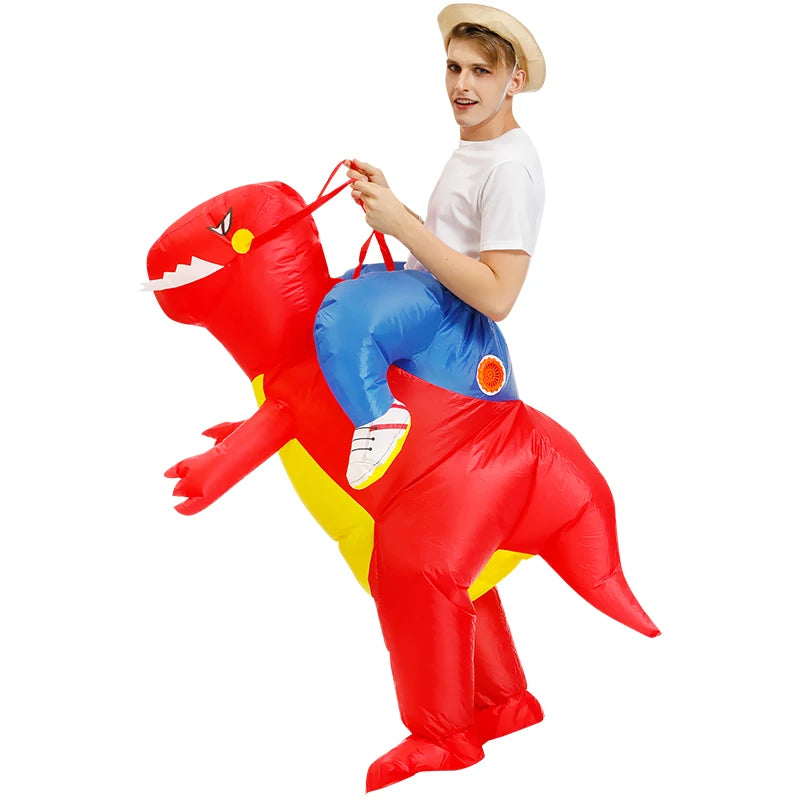 Déguisement dinosaure gonflable adulte et enfant