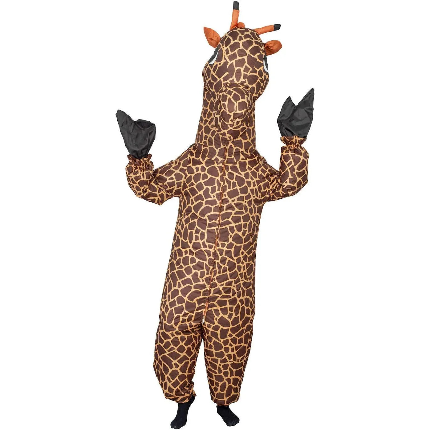 Costume gonflable girafe adulte vue de face