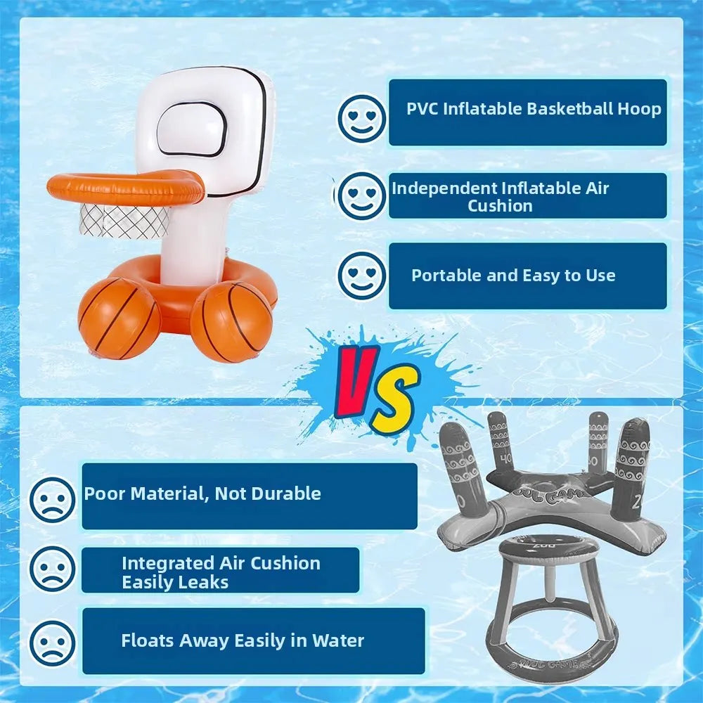 Panier basket aquatique gonflable PVC résistant