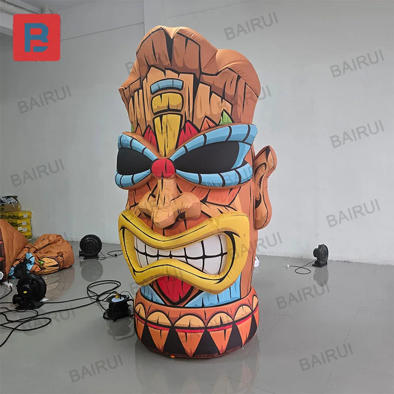 Décoration gonflable totem Tiki extérieur