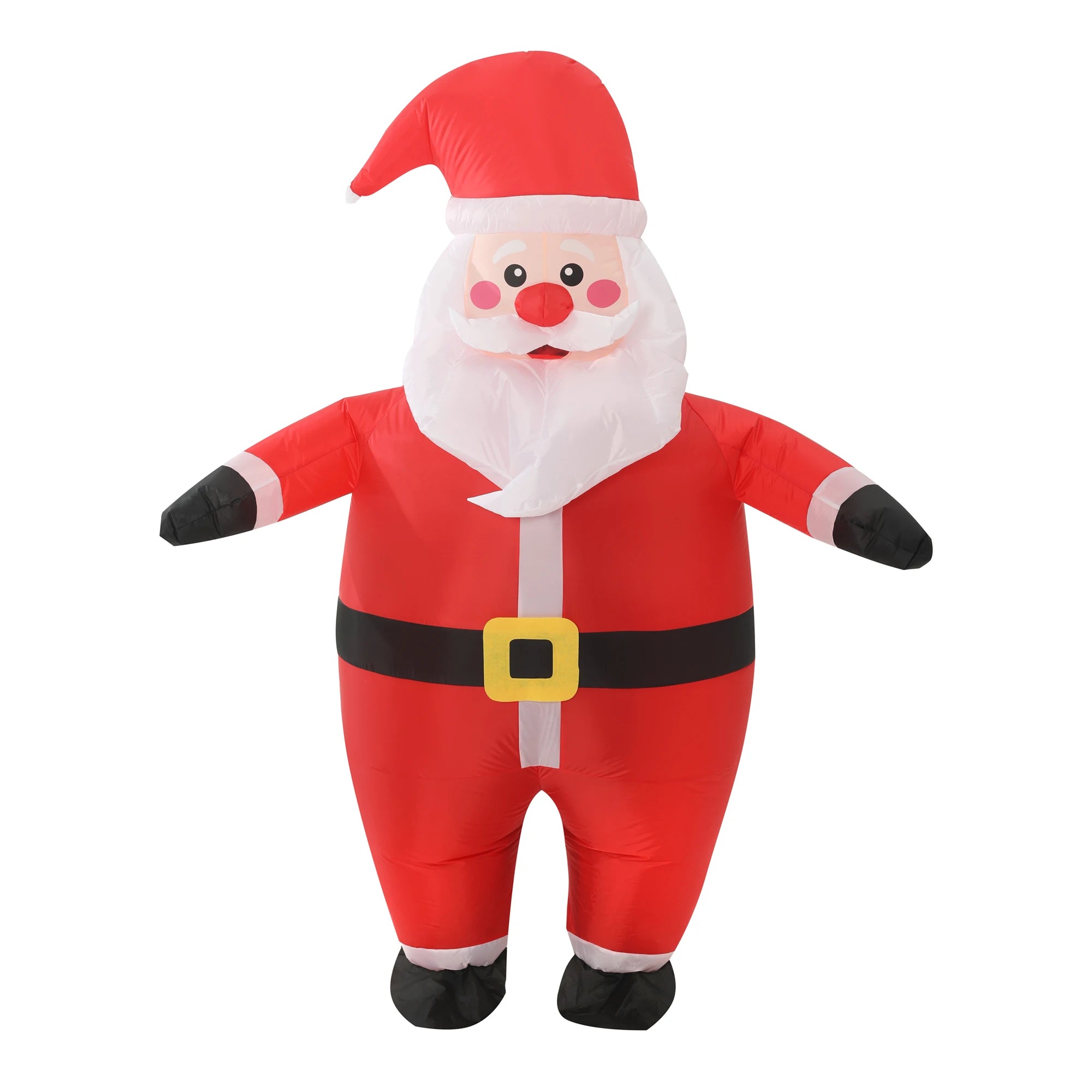 Costume gonflable Père Noël adulte vue de face