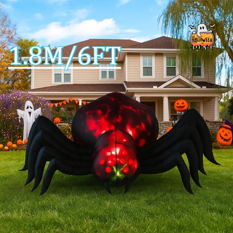 Décoration Halloween gonflable fantôme avec LED illuminé la nuit