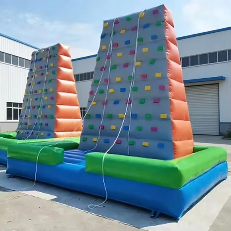 Mur d'escalade gonflable pour adultes, taille personnalisée