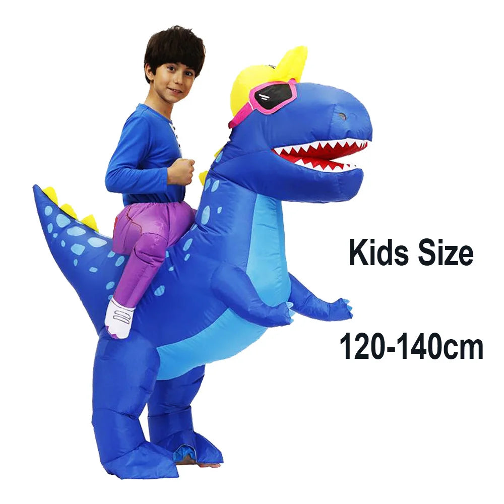 Costume gonflable Dinosaure gonflé intégralement