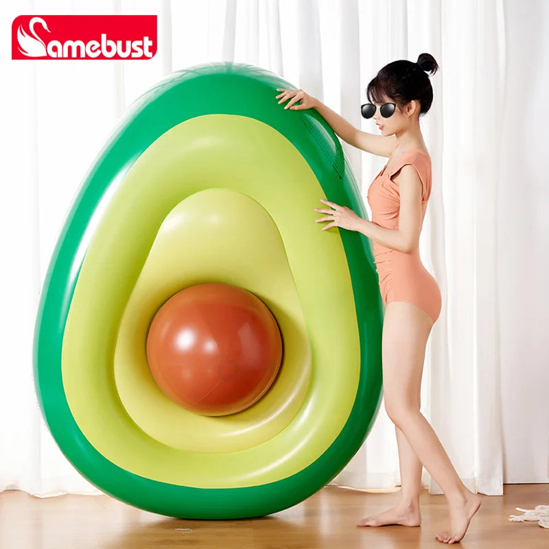 Bouée gonflable avocat ete piscine