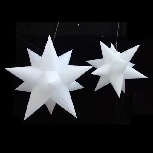 Décoration Noël gonflable étoile lumineuse suspendue